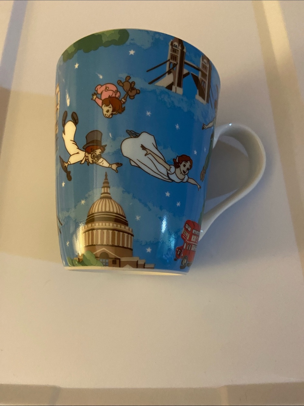 Blue Peter Pan Themed Ceramic Mug Cathy Kidston Disney